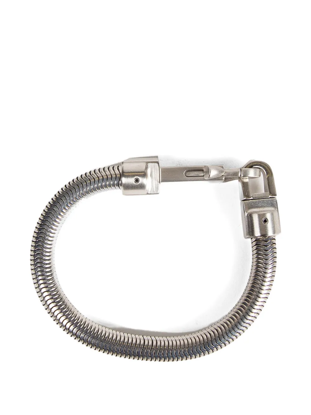 Rick Owens snake metal bracelet - Argento