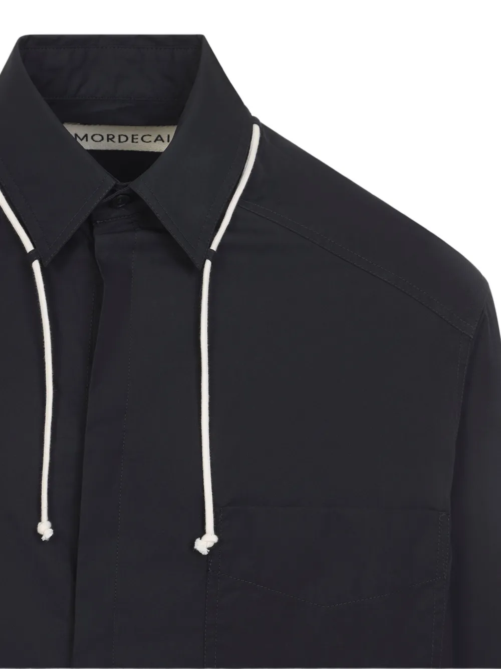  Mordecai Drawstring Shirt - Black 