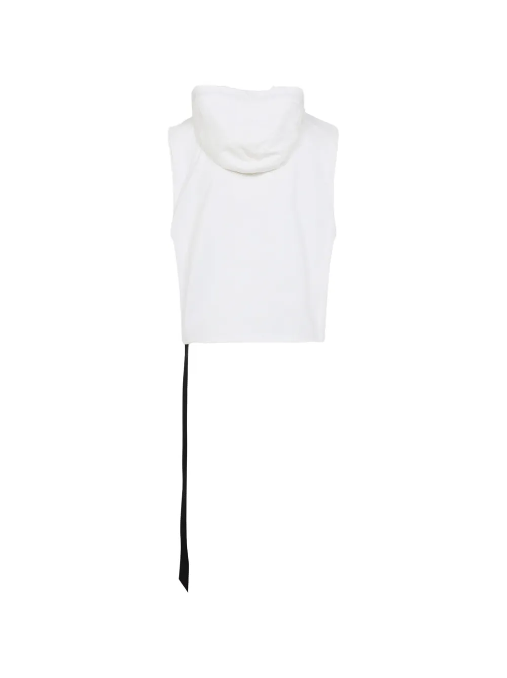 Rick Owens DRKSHDW Gilet met capuchon Wit