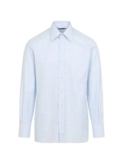 TOM FORD check cotton shirt