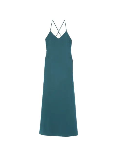 Alphatauri cross-strap V-neck maxi dress