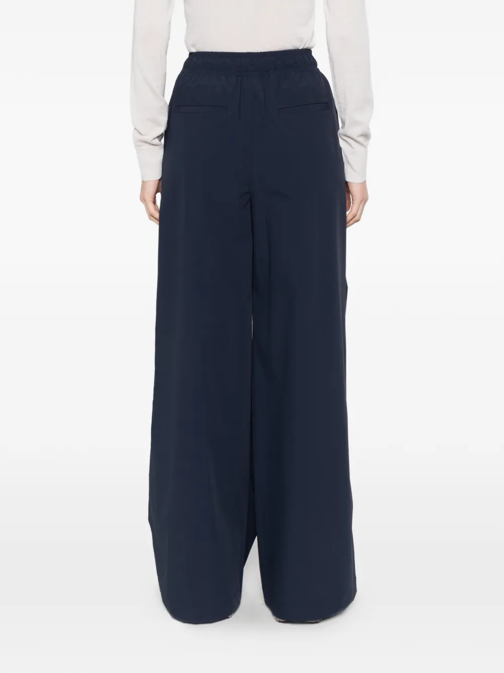 Drawstring-Waistband Palazzo Pants