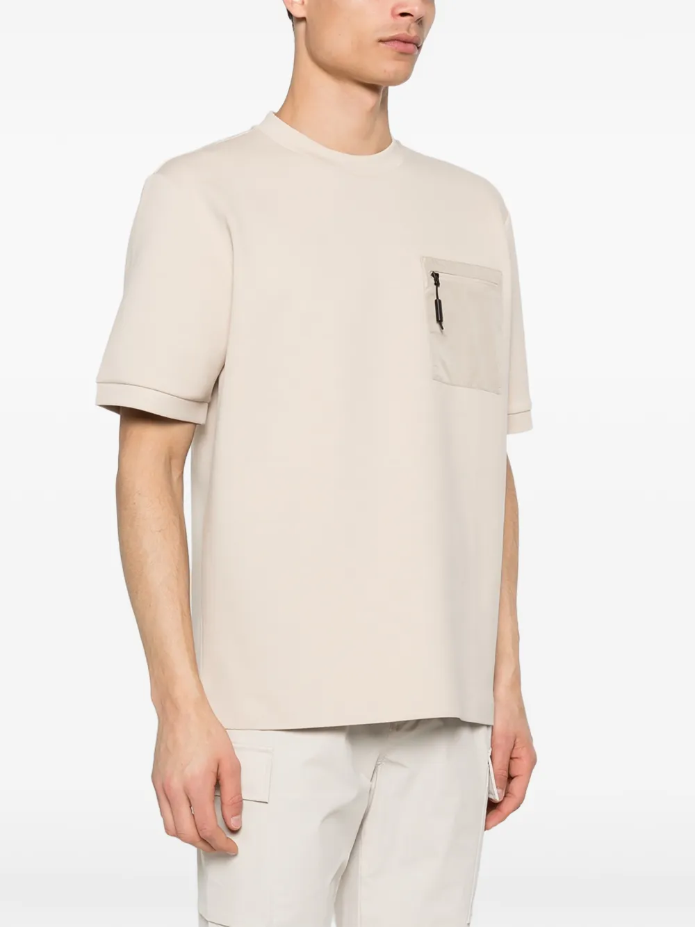  Alphatauri Jore Pocket T-shirt - Neutrals 