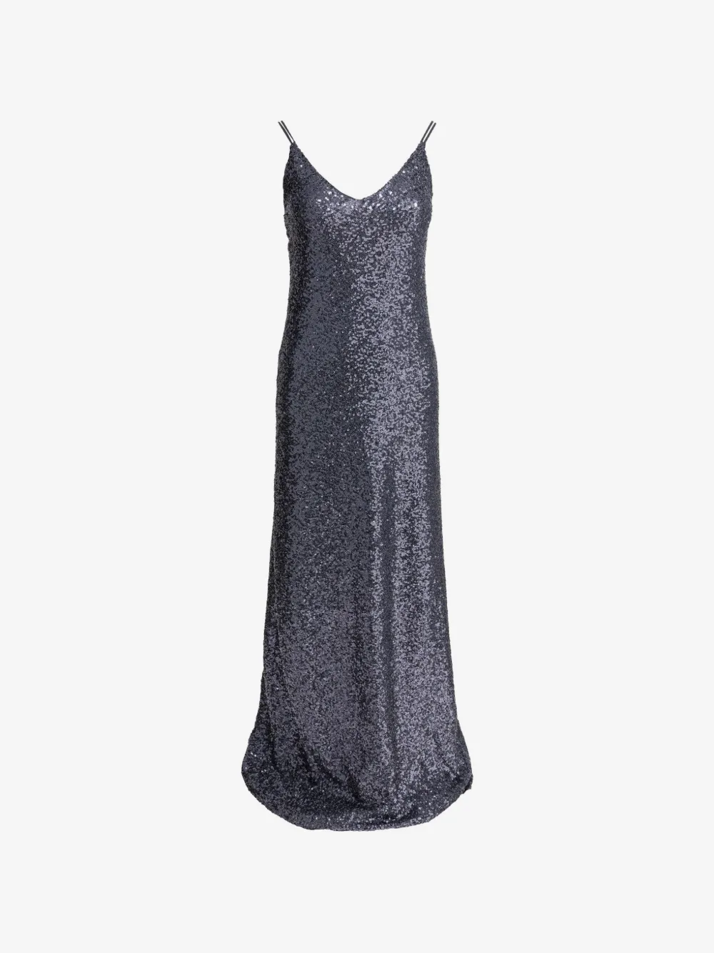 sequined V-neck dress