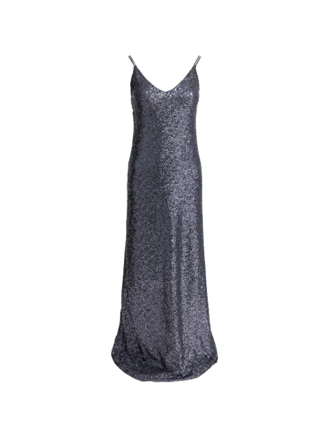 Semper sequined V-neck dress