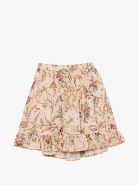 ETRO KIDS تنورة بطبعة زهور وكرانيش