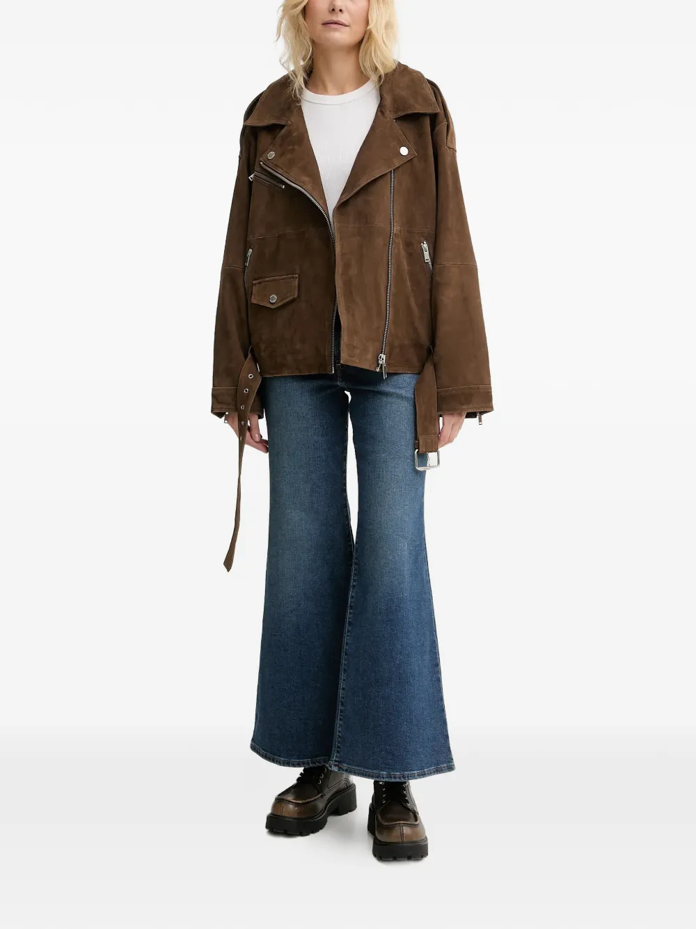 Levi's Ribcage Bell flared jeans Blauw