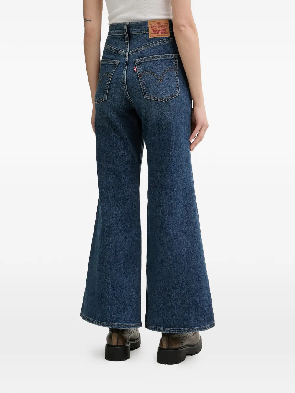 Levi's Ribcage Bell flared jeans Blauw