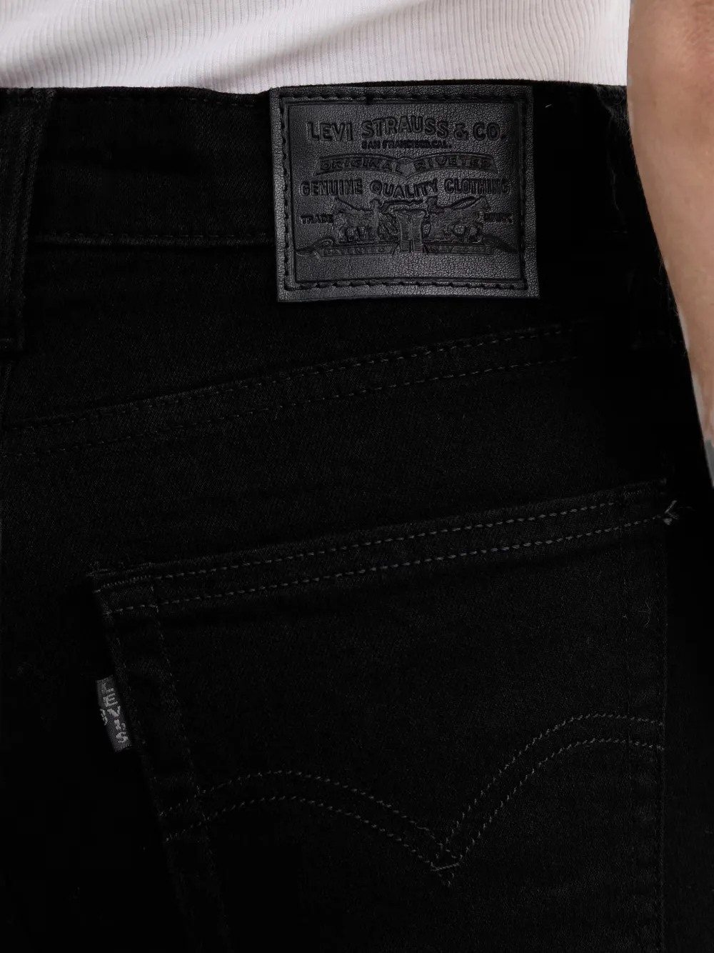 Levi's 721 skinny jeans Zwart