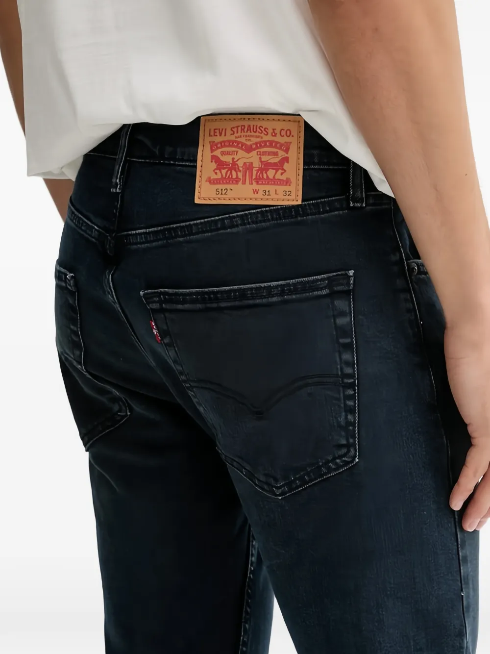 Levi's 512 denim jeans Blauw