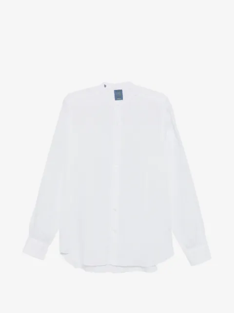 Barba band-collar shirt