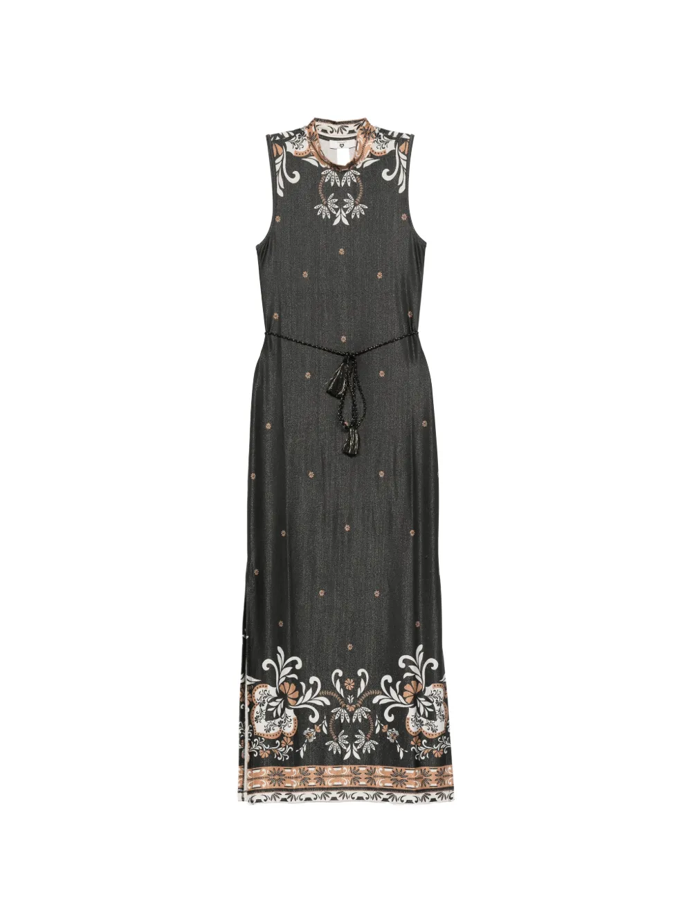 TWINSET floral print beaded dress - Nero