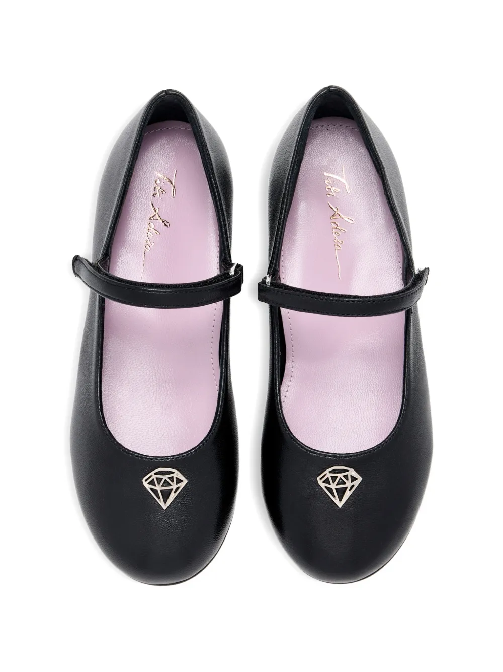 TITI ADESA Ballerina's verfraaid met diamanten Zwart