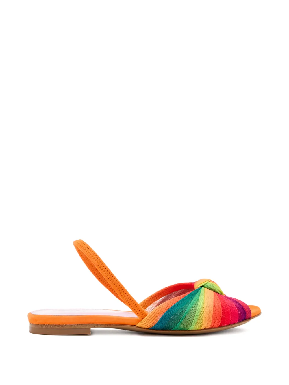 TITI ADESA knot-detail rainbow sandals - Orange