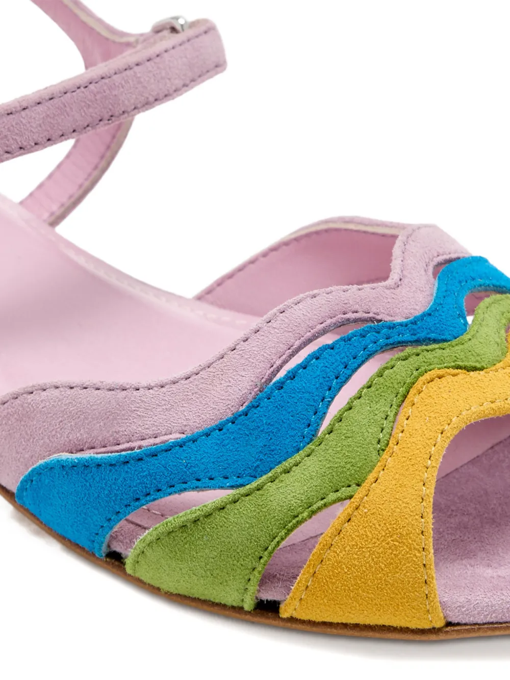 TITI ADESA Jadesola sandalen met golvend bandje Roze