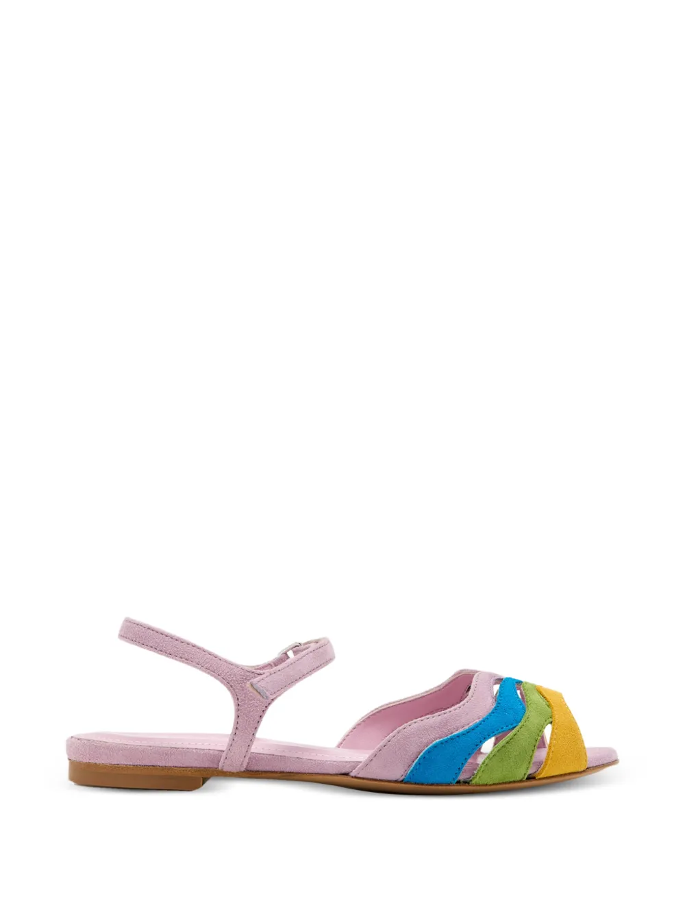 TITI ADESA Jadesola wavy strap sandals - Pink