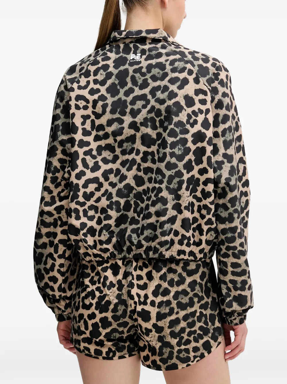 P.e Nation Leopard-print Jacket - Neutrals 