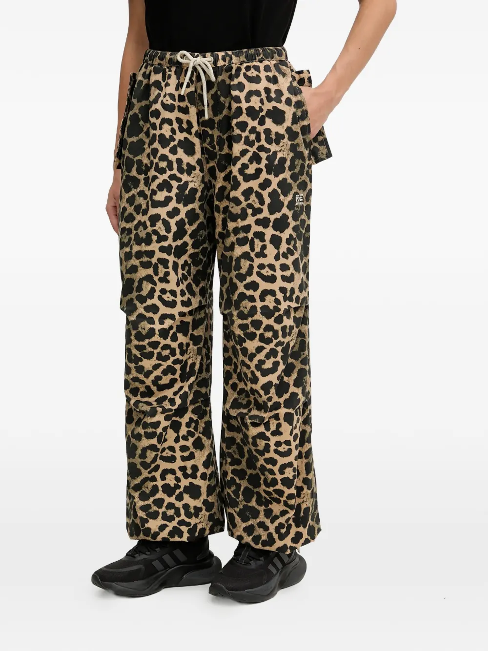  P.e Nation Discovery Leopard-print Trousers - Neutrals 