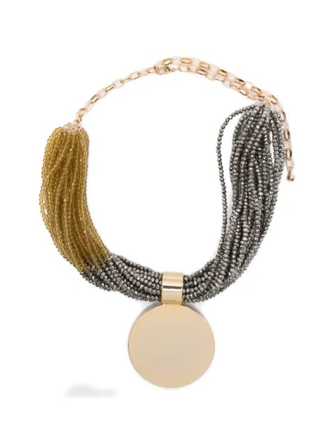 Antonelli Damian beaded pendant necklace