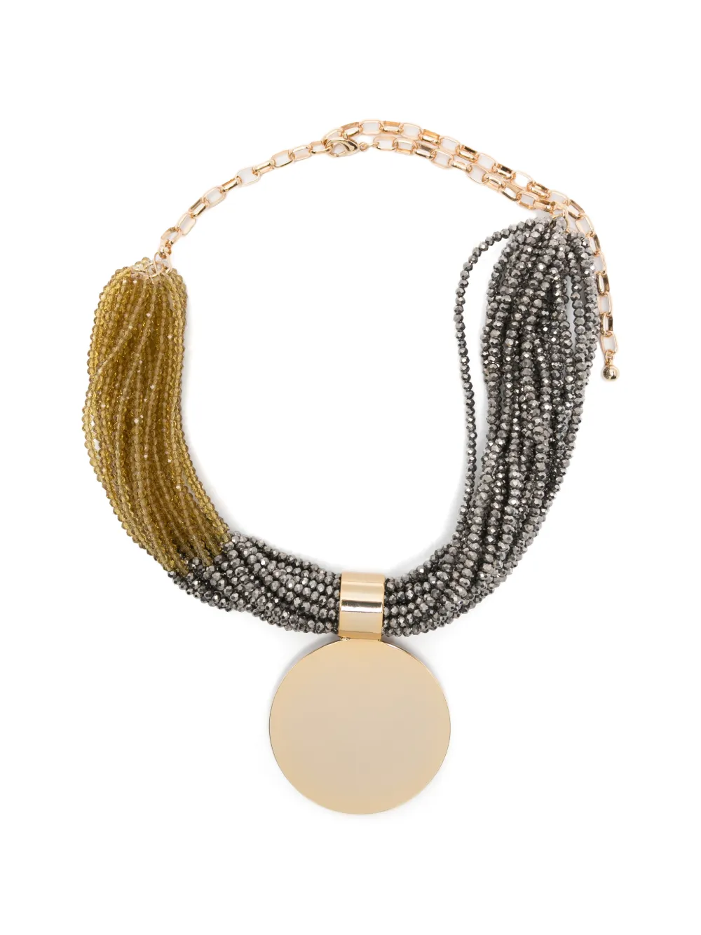 Antonelli Damian beaded pendant necklace - Oro