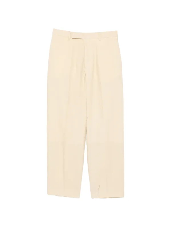 Paul Smith Relaxed-fit Linen Trousers in Neutrals