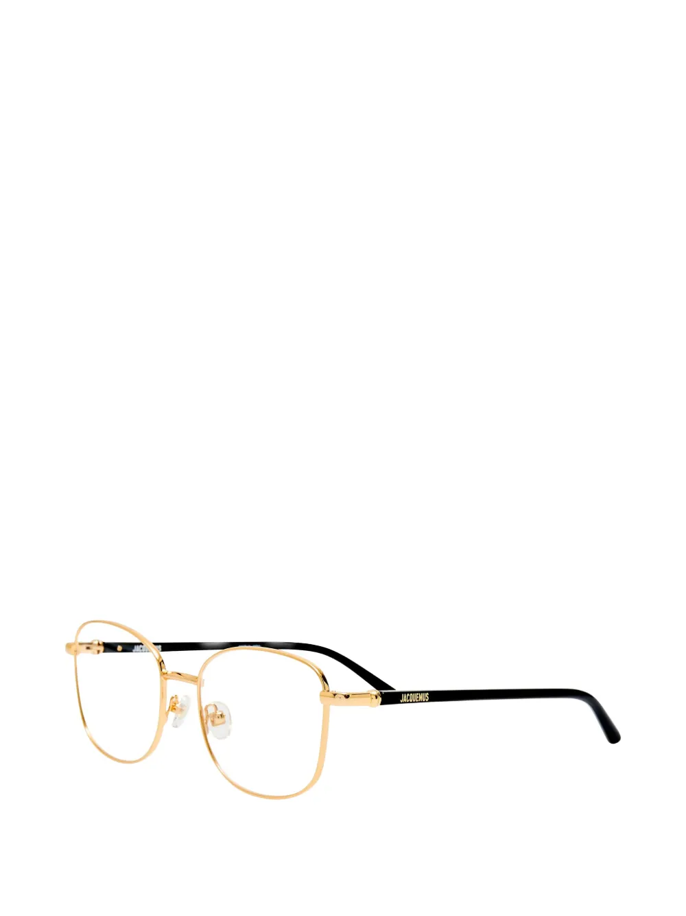  Jacquemus Square Frame Glasses - Gold 