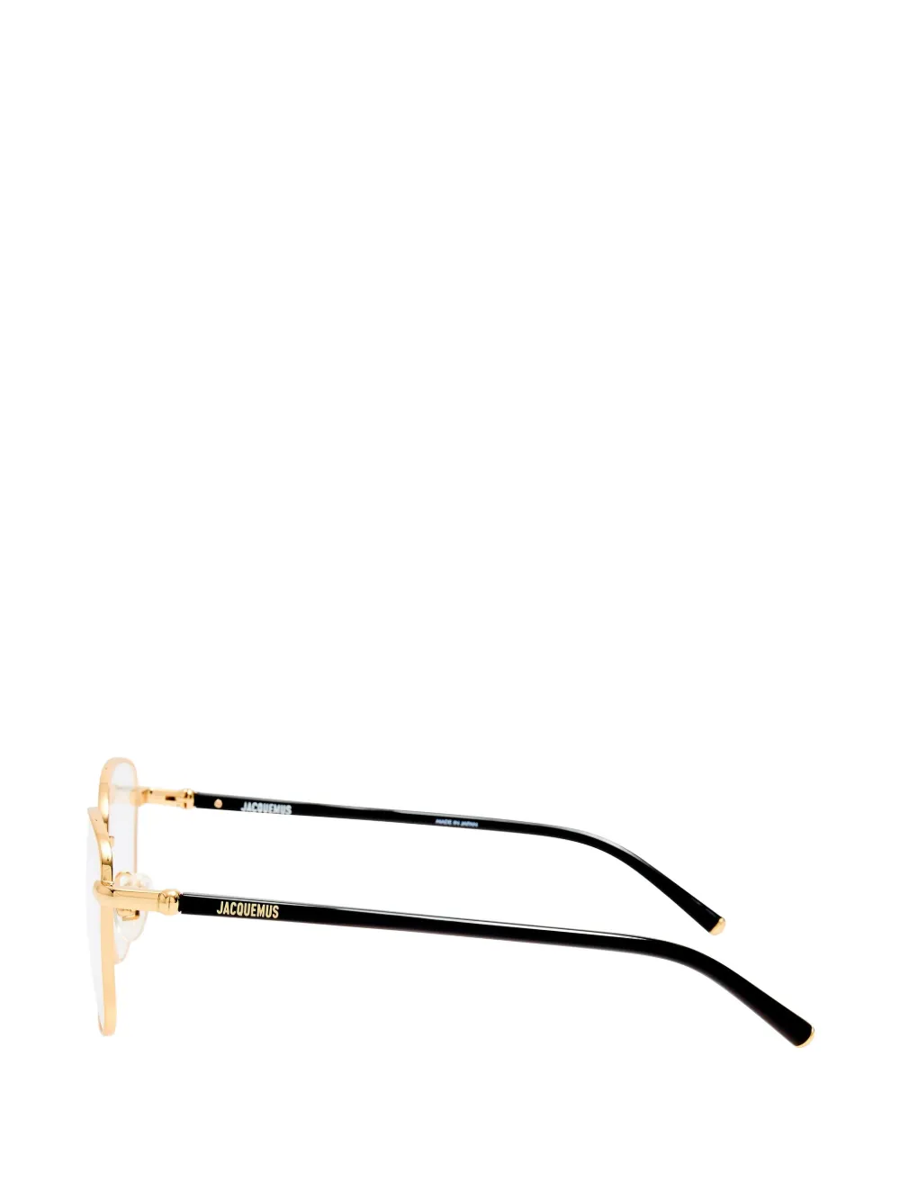  Jacquemus Square Frame Glasses - Gold 