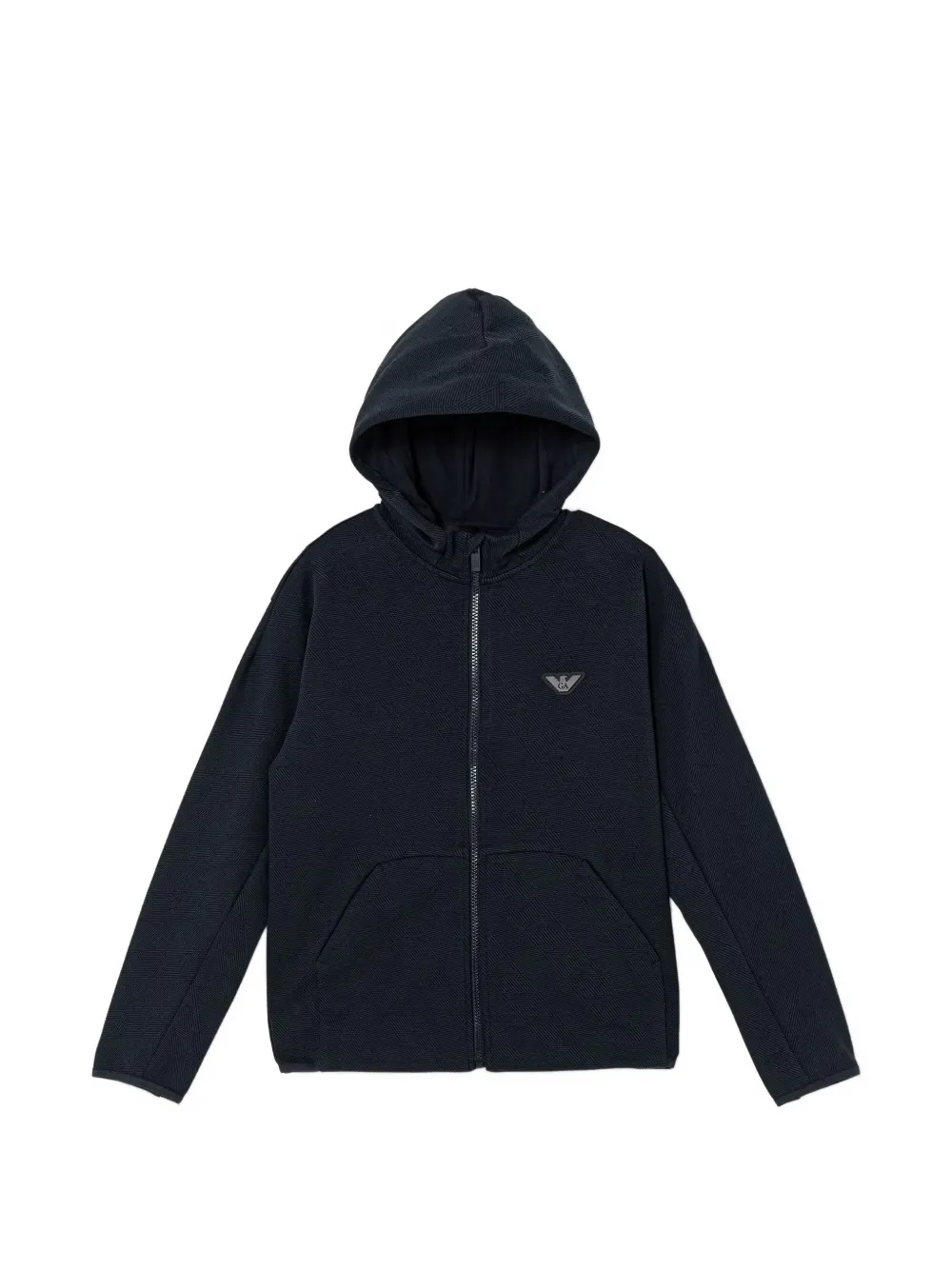 Emporio Armani zip-up hoodie - Blau