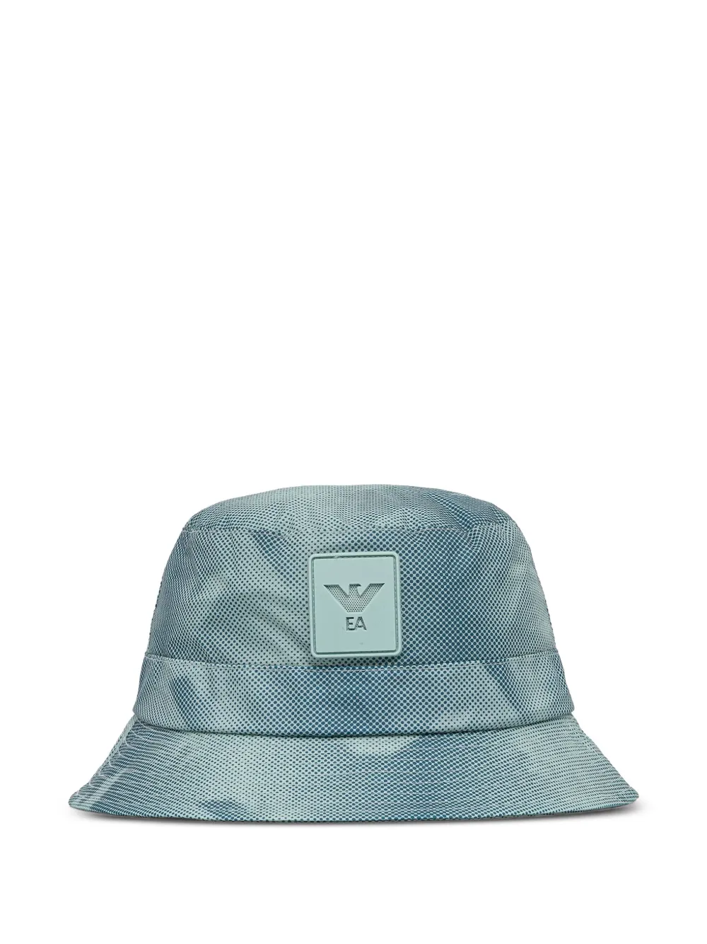 Emporio Armani logo-patch bucket hat - Blu