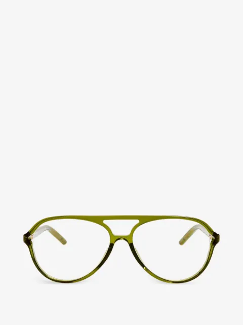 Jacquemus lentes con armazón estilo piloto