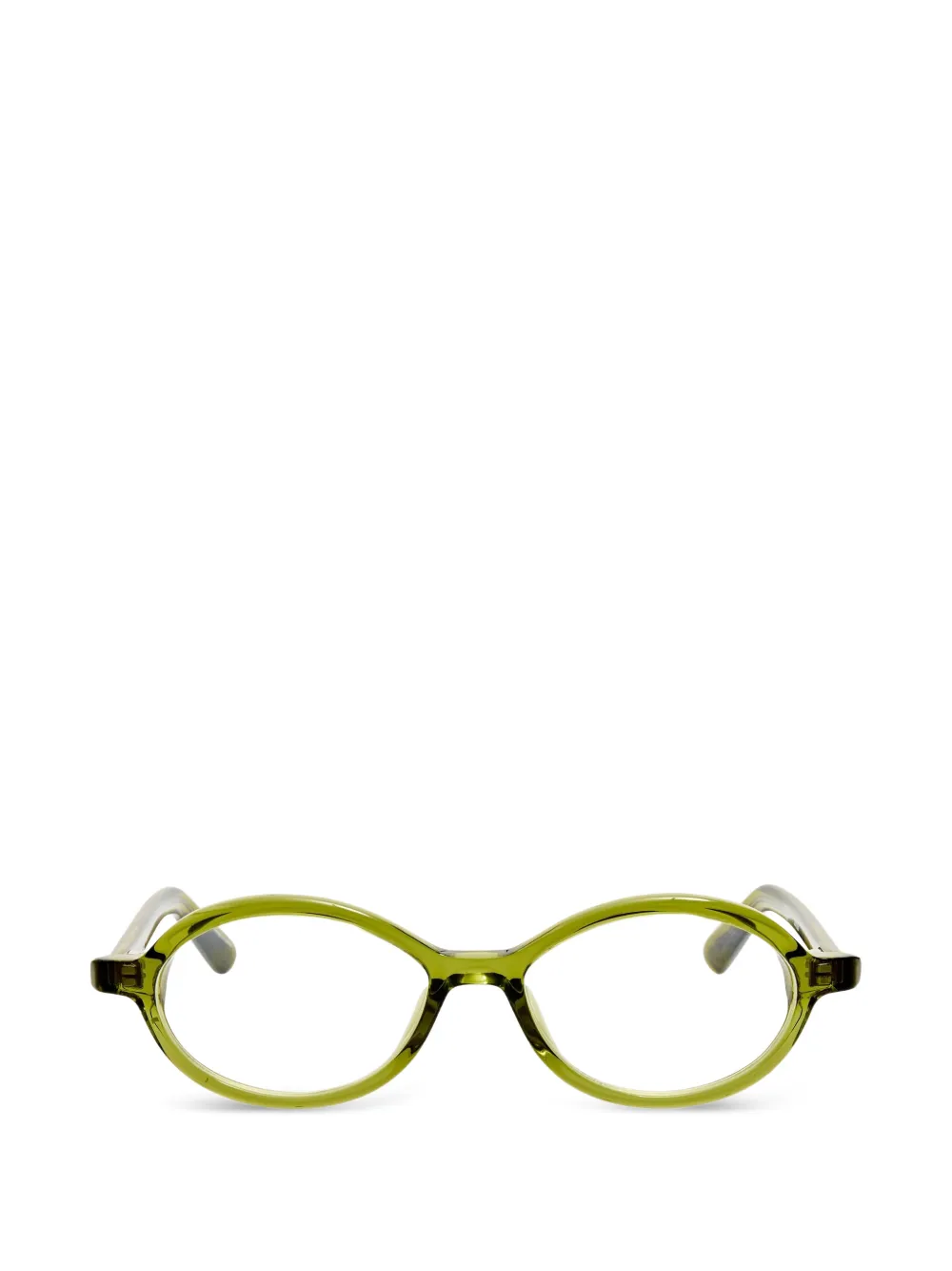 Jacquemus oval-frame glasses - Verde