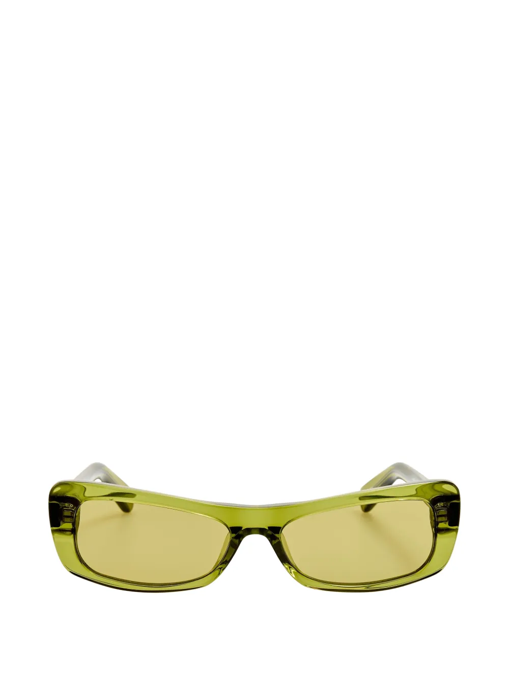Jacquemus geometric frame sunglasses - Verde