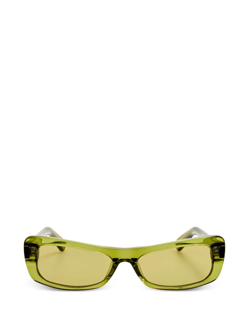 Jacquemus geometric frame sunglasses - Verde