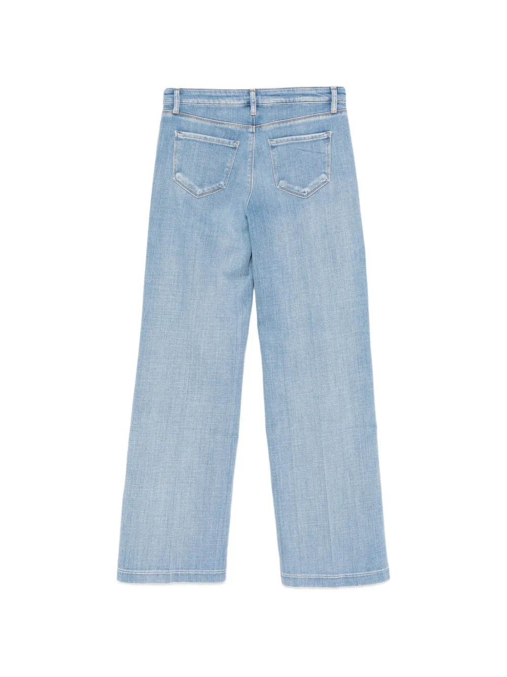 L'Agence Joanne jeans met wijde pijpen en vervaagd effect Blauw