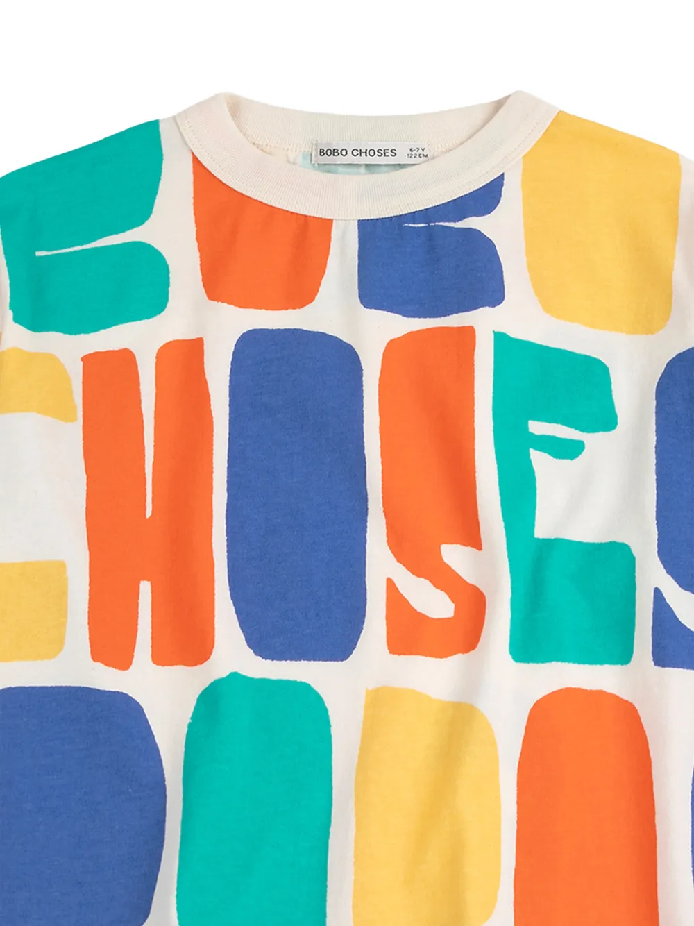 Bobo Choses T-shirt met print en korte mouwen Wit