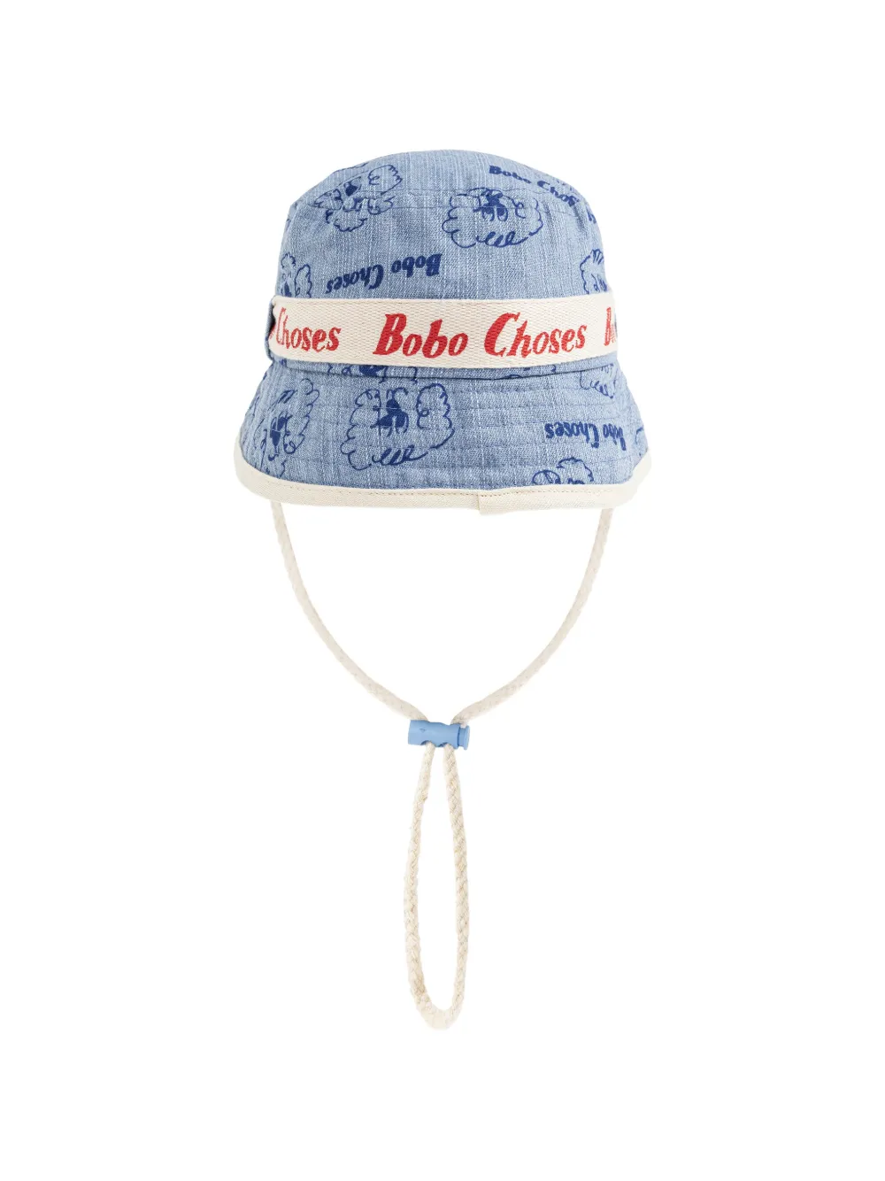 Bobo Choses patterned trim hat - Blu