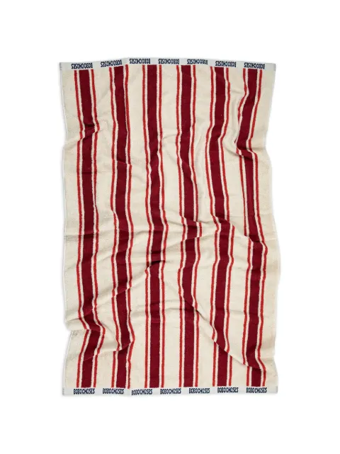 Bobo Choses striped logo trim towel