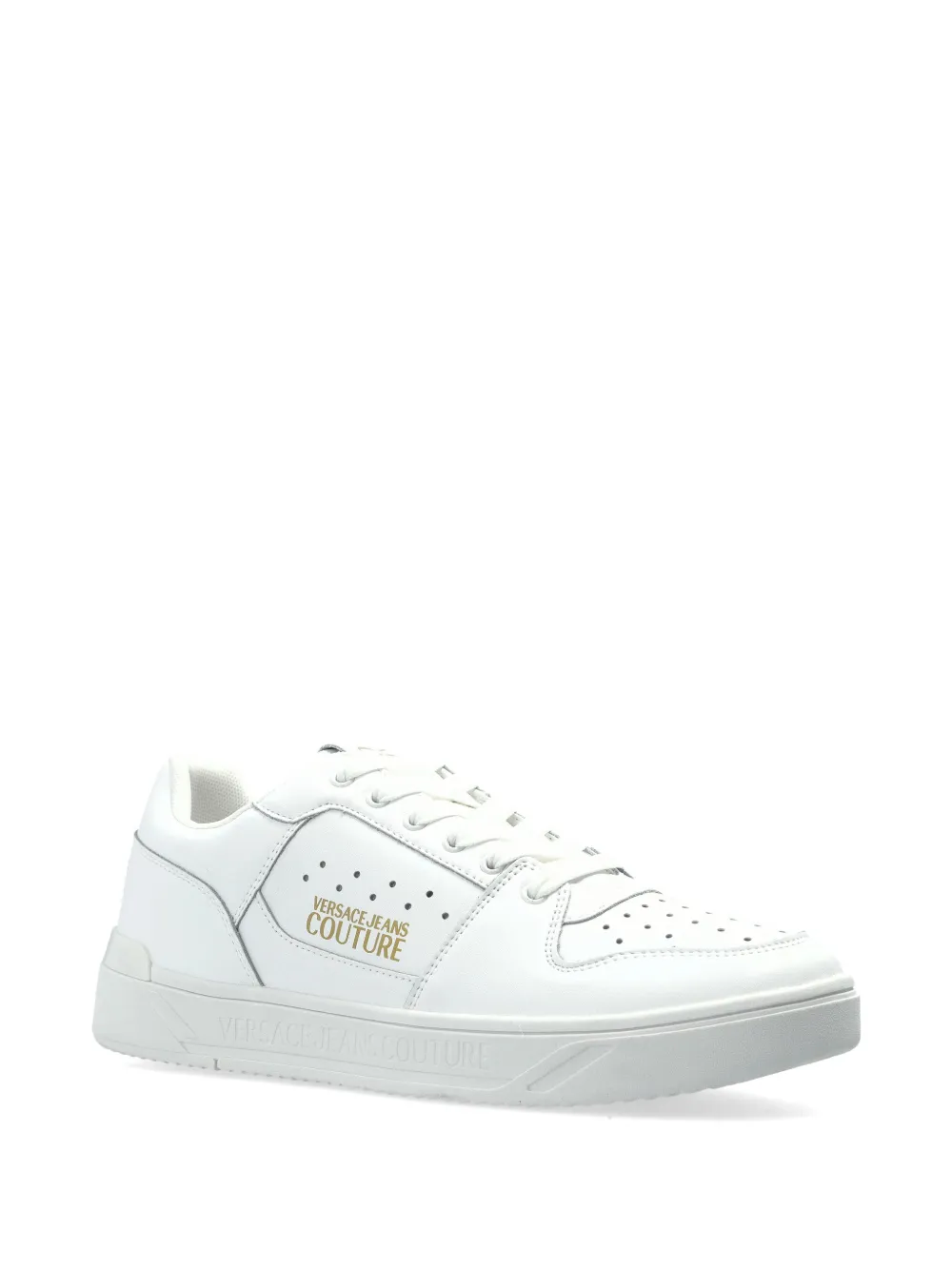 Versace Jeans Couture logo-print sneakers Wit