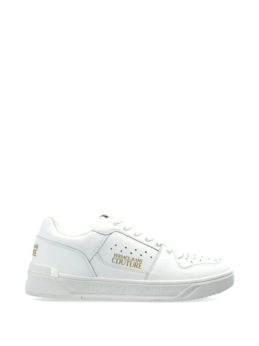 Versace Jeans Couture logo-print sneakers Wit