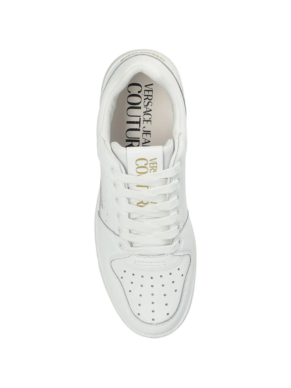 Versace Jeans Couture logo-print sneakers Wit