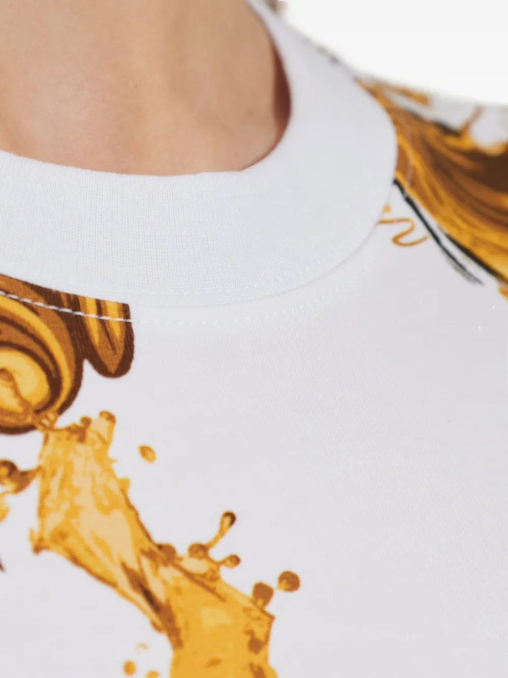 Barocco-Print Mini Dress