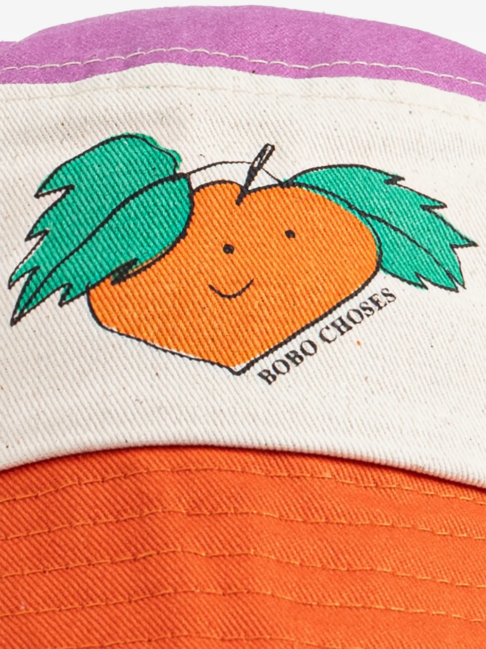  Bobo Choses Graphic Bucket Hat - Orange 