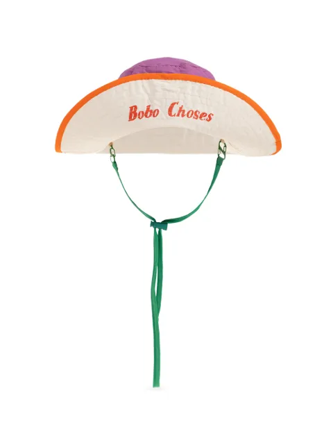 Bobo Choses contrasting-trim bucket hat