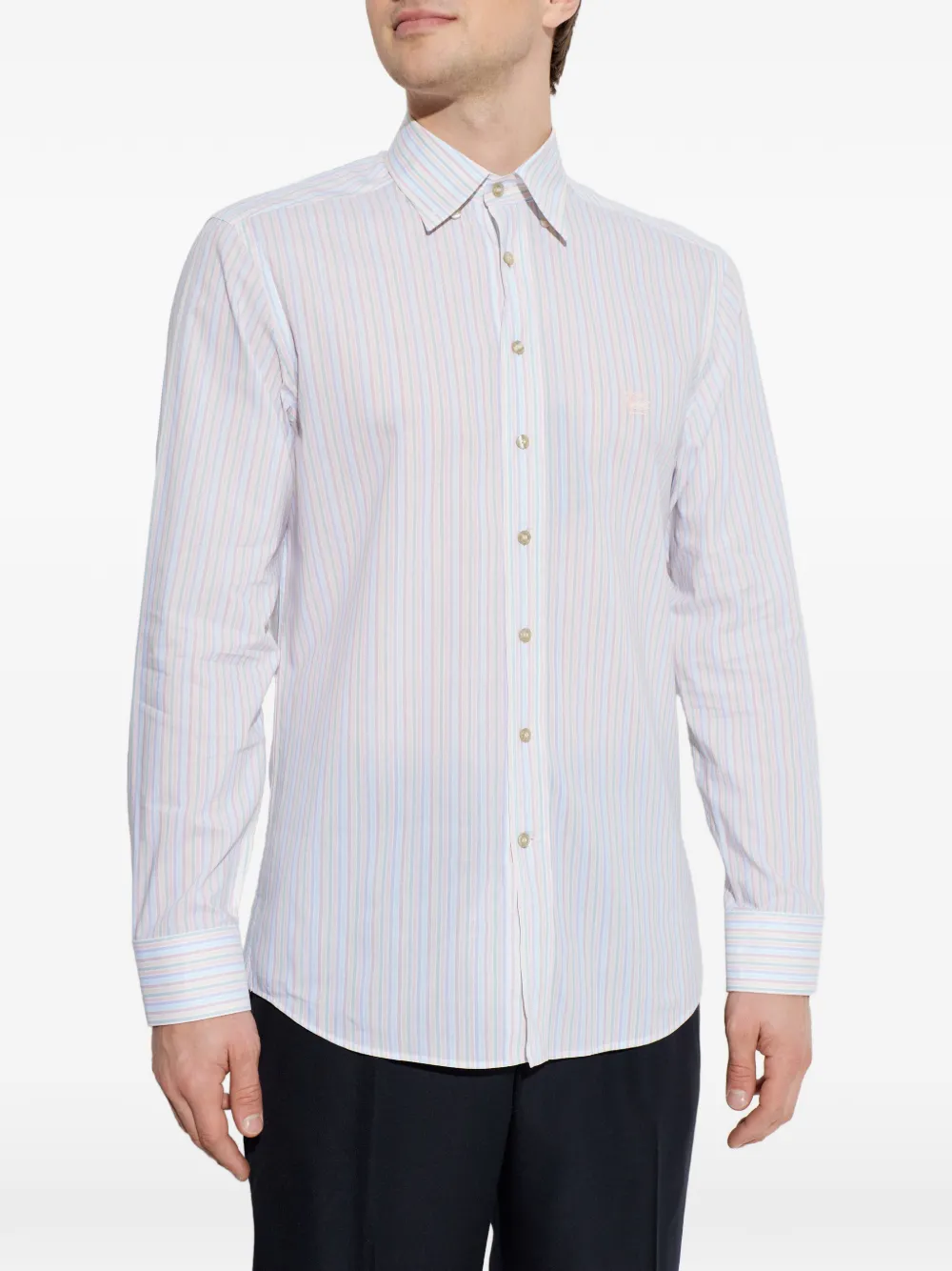 ETRO Overhemd met logo Wit