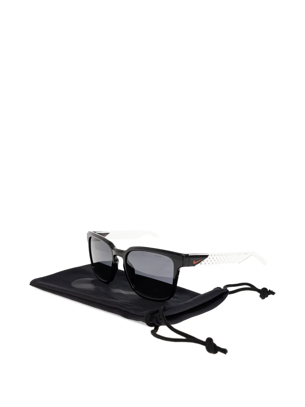 Nike Livefree Iconic zonnebril met rechthoekig montuur Zwart