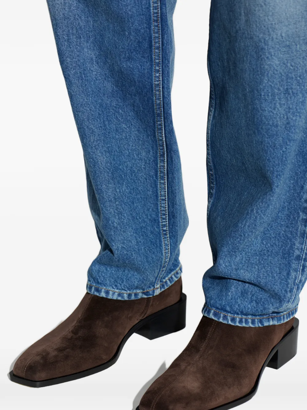 Giuseppe Zanotti square toe zipped boots Bruin