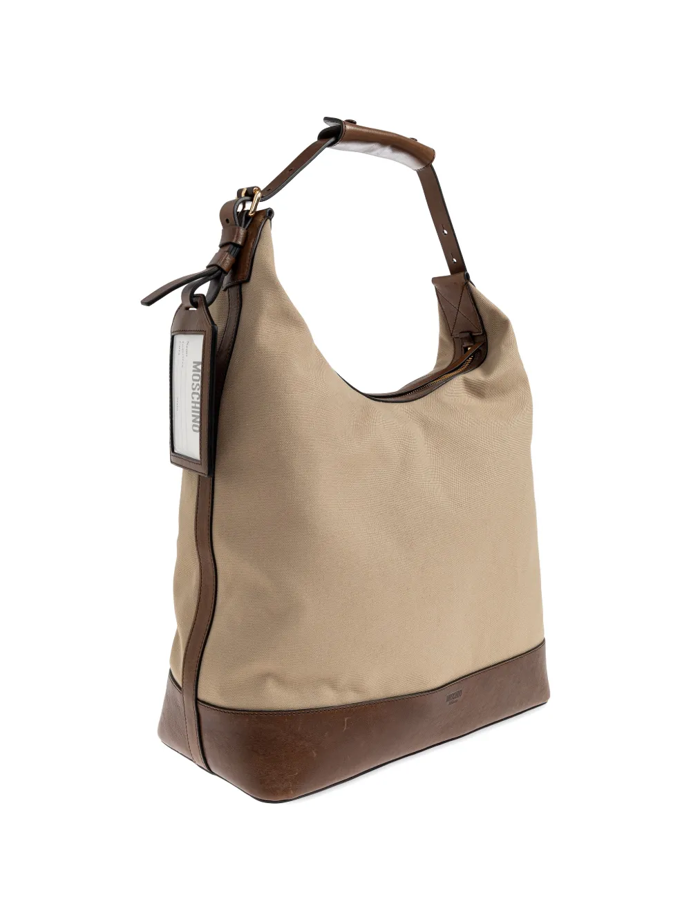 Moschino Shopper met handvat Beige