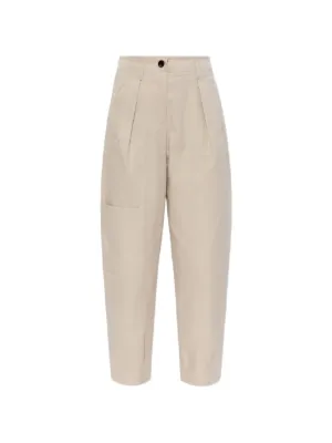 Hermès Pre-Owned Cotton Trousers | Neutrals | FARFETCH TW