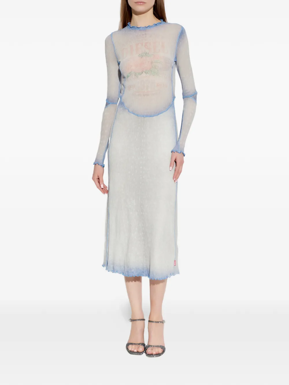  Diesel D-anila Midi Dress - Neutrals 