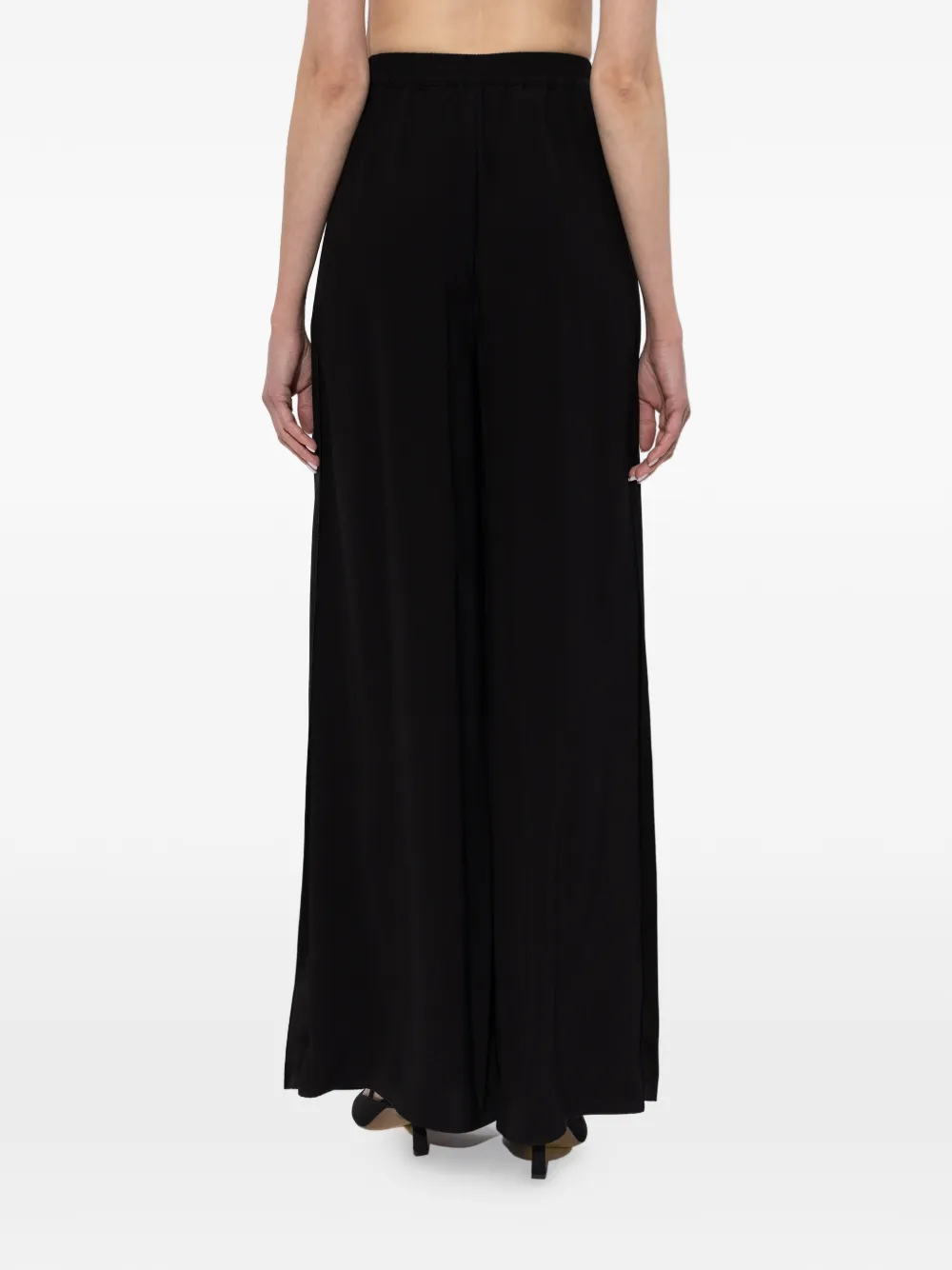 Max Mara Elastische broek Zwart